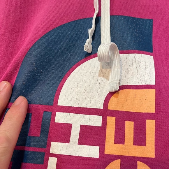 The North Face women’s pink hoodie hiking camping size medium - Picture 6 of 10